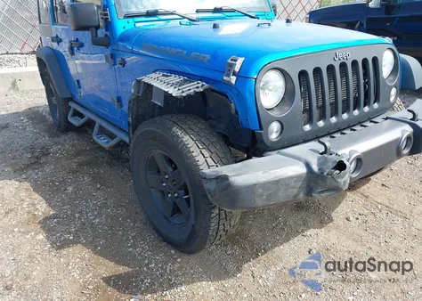 2016 Jeep Wrangler Unlimited Black Bear из США, поврежденный, VIN 1C4BJWDGXGL133731